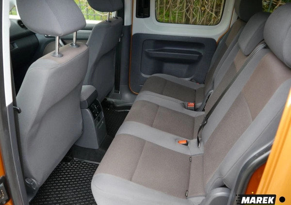 Volkswagen Caddy cena 43900 przebieg: 203445, rok produkcji 2015 z Osiek małe 211
